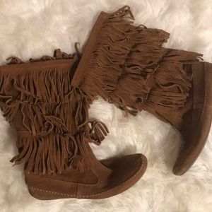 Fringe boots Lauren Conrad